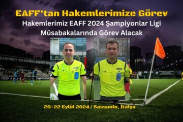 Şehmus Ünverdi ve Selahattin Yıldız İtalya’da Ampute Futbol Şampiyonlar Liginde Görev Alacak